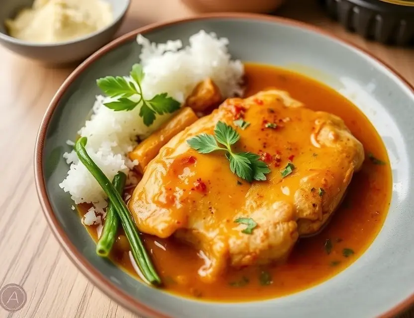 Ароматное карри с куриной грудкой