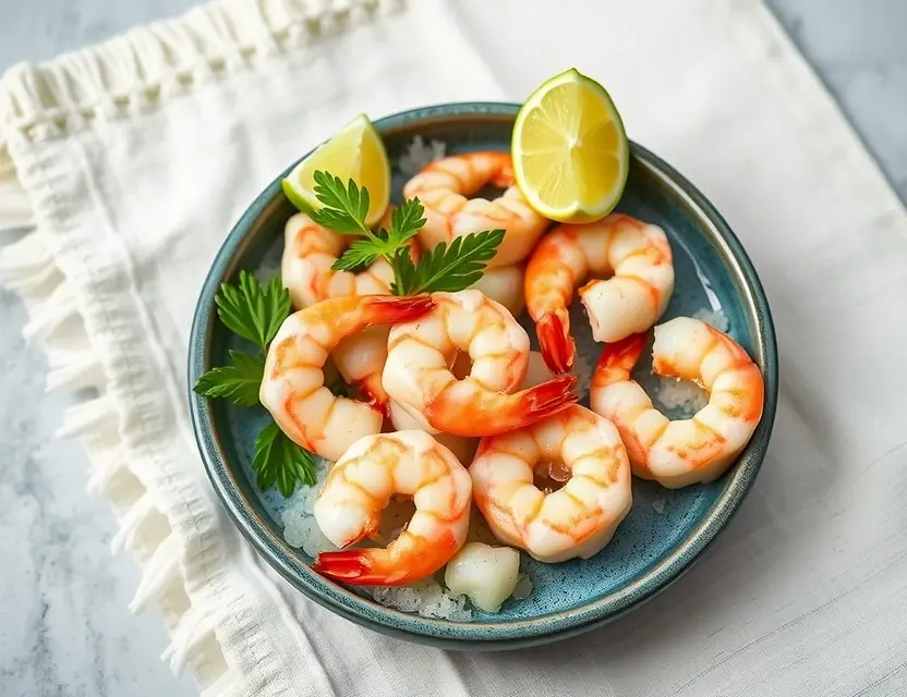 Классический том ям с креветками и лаймом